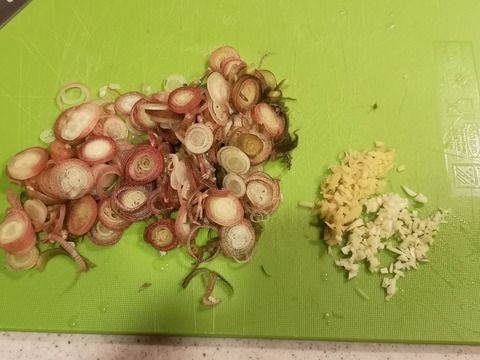 みょうがでご飯のお供 (2)