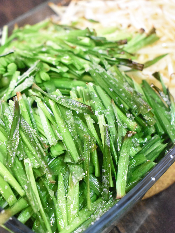 焼きニラもやし (1)