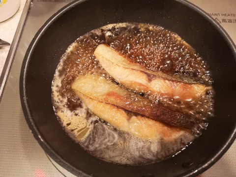 生鮭の煮付け (4)