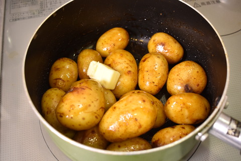 新じゃがの煮っころがし (5)