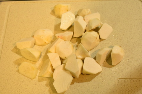 里芋素揚げ (2)