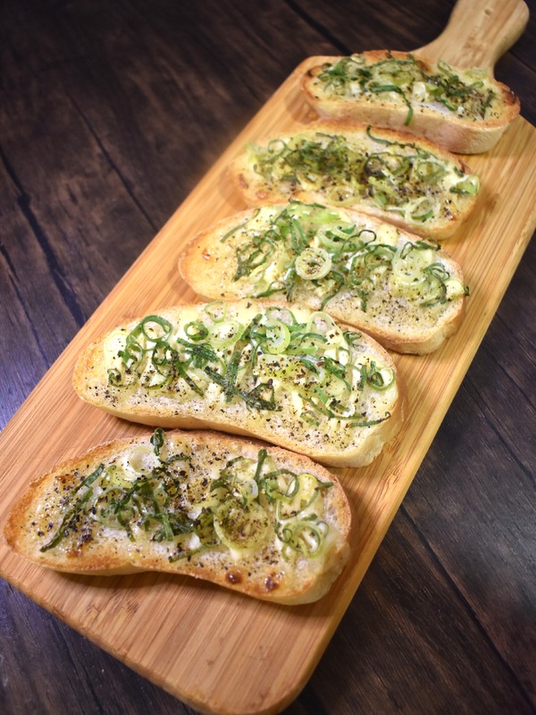 ねぎペッパートースト (5)