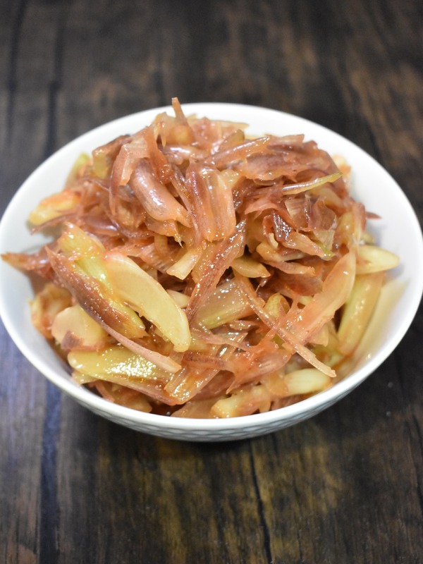 みょうがのペッパーソース和え (4)