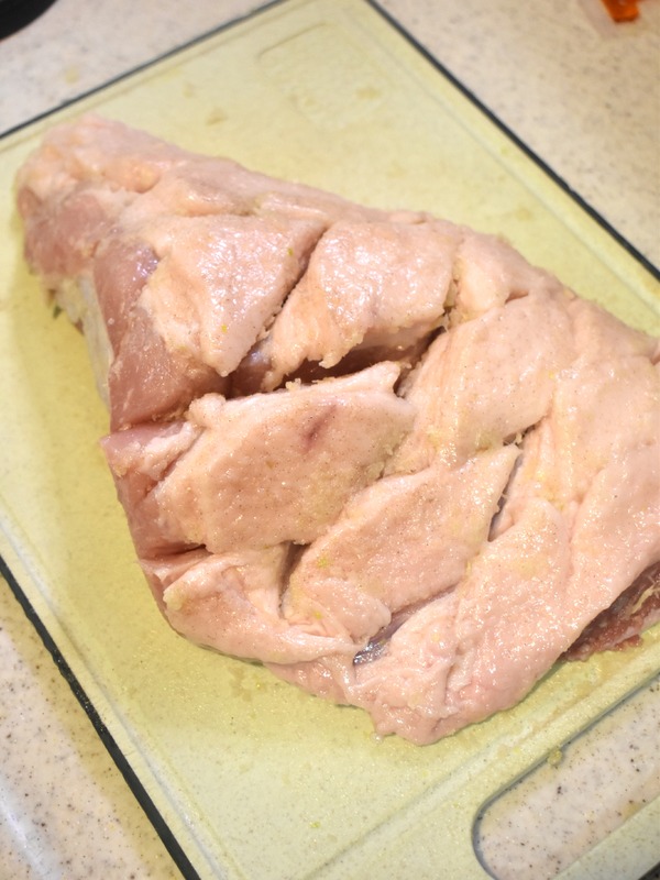 豚もも肉の赤ワイン焼き (6)