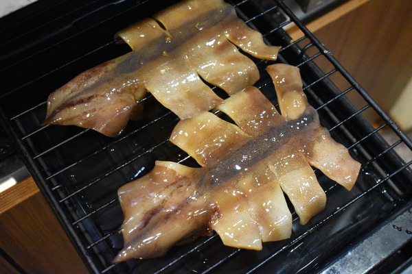 イカのにんにく醤油焼き (5)