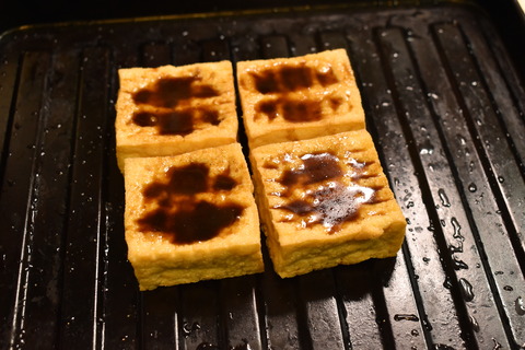 厚揚げソース焼き (2)