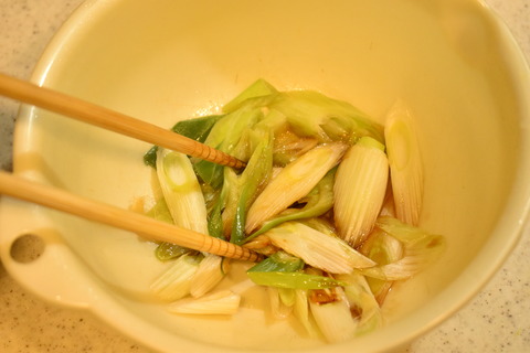 白ねぎのオイスター和え (4)