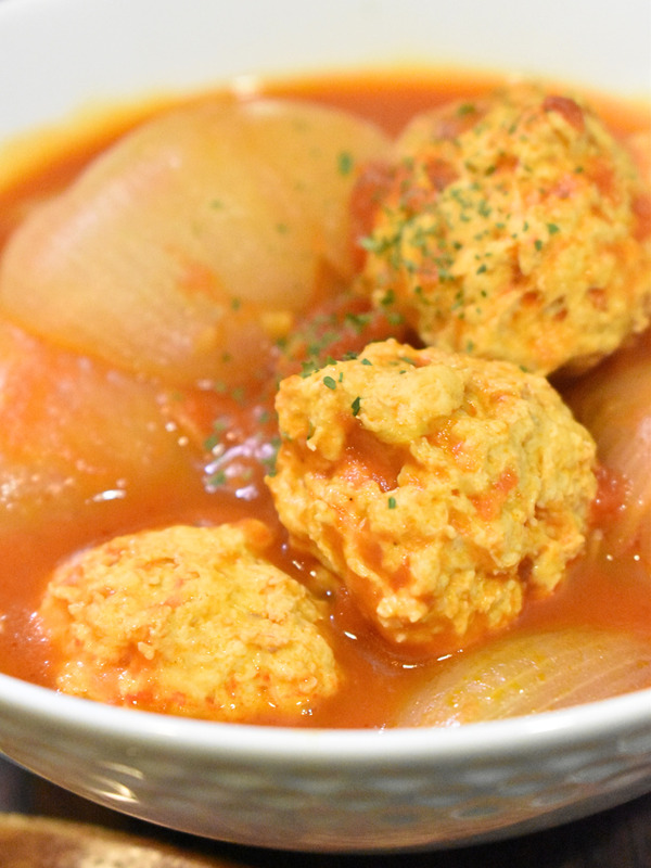 鶏団子のトマト煮込み (1)
