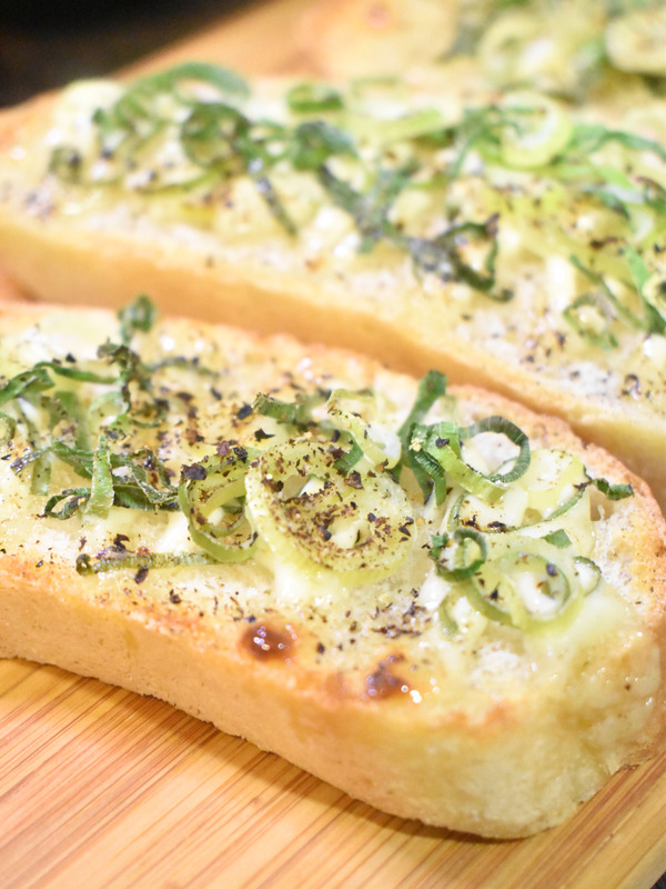 ねぎペッパートースト (1)