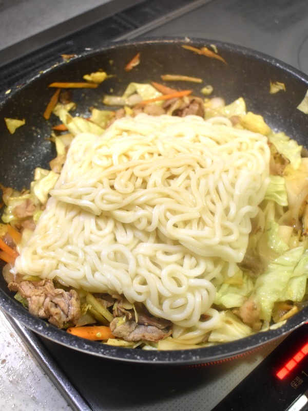 納豆のたれ焼うどん (5)