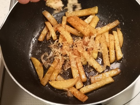 大根のおかか炒め (5)