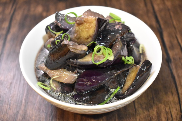 茄子の生姜揚げびたし (7)