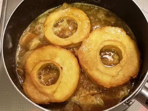 豚カレー丼 (7)