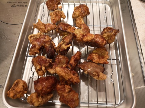 鶏レバーの唐揚 (8)
