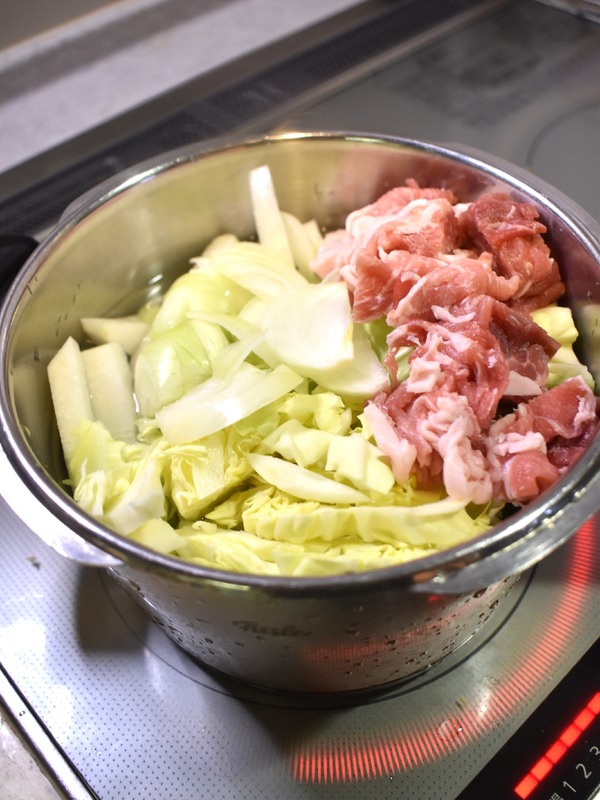 お野菜たっぷり昆布茶スープ (3)