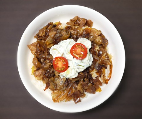 アボカド豚丼 (1)