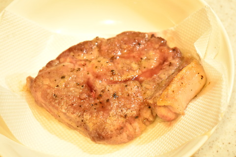 にんにくバター醤油ボークソテー (6)
