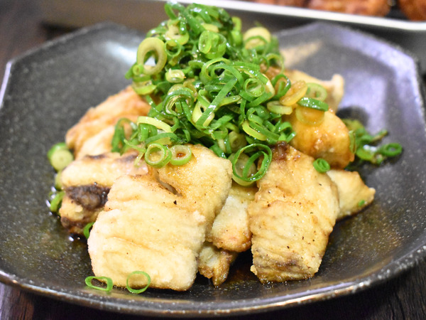 鰆の唐揚ねぎまみれ (1)