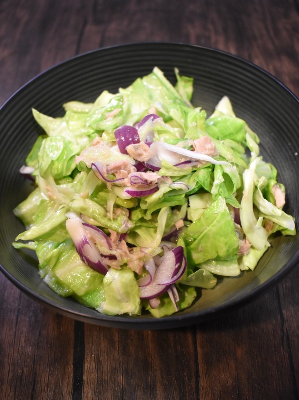 春キャベツとツナの温サラダ (5)