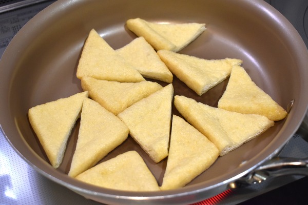 油揚げとねぎの醤油炒め (3)