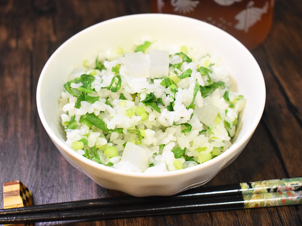 大根菜めし (2)