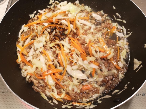 キャベツたっぷり混ぜご飯 (5)