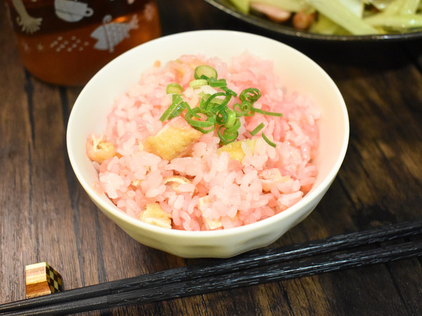 紅しょうがの炊き込みご飯 (2)