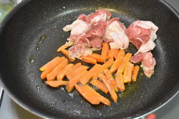白菜と豚肉の中華炒め (3)