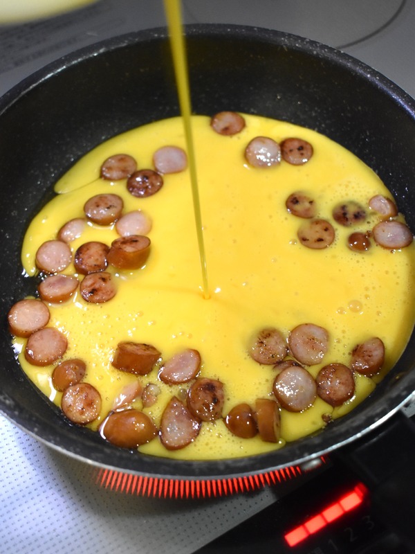 トマトとバジルのオムレツライス (5)