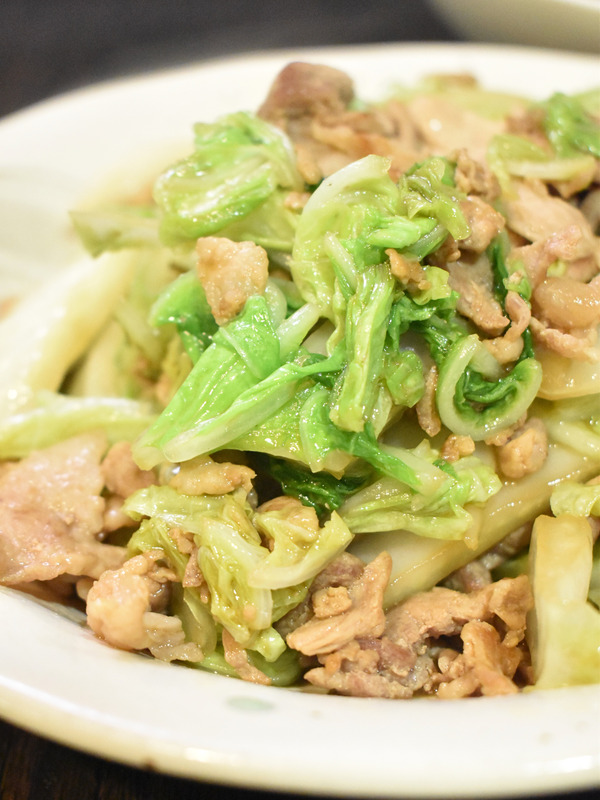 豚肉と白菜のオイスターソース炒め (1)