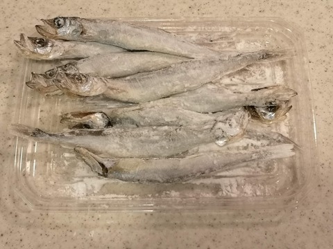 ししゃもの甘酢あえ (2)