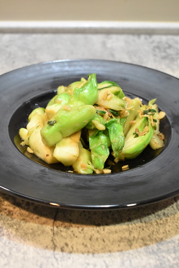 祝蕾のにんにく炒め (2)