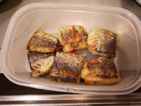 鯵の出汁ソース漬け (6)