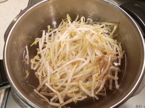 もやしとねぎのからし和え (2)