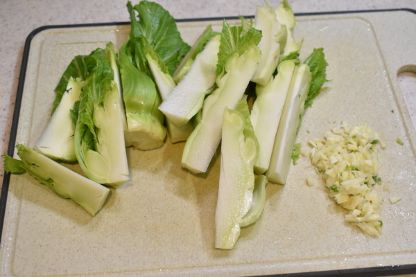 祝蕾のにんにく炒め (5)