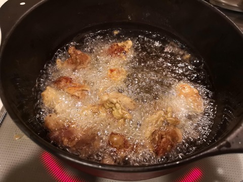 鶏レバーの唐揚 (7)