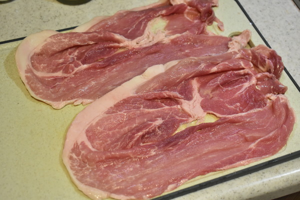 豚ももスライスの照焼き (3)