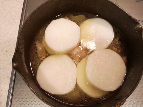 大根の豚肉のレモン煮 (6)
