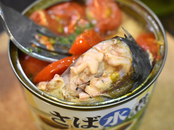 鯖缶のトマト焼き (1)