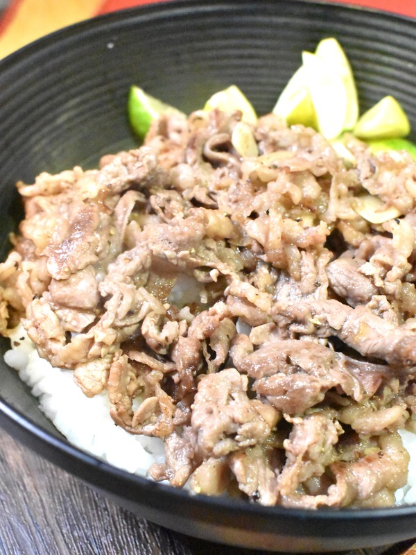 塩牛丼 (1)