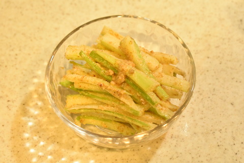 セロリのごま和え (6)
