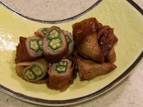 オクラの豚肉巻き (9)