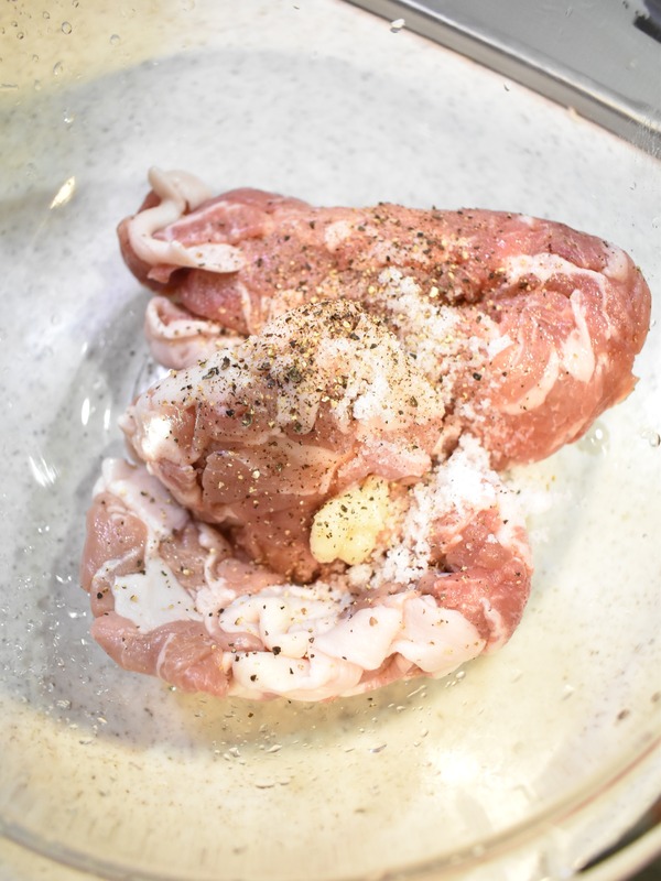 豚肉の炭火焼き風 (3)