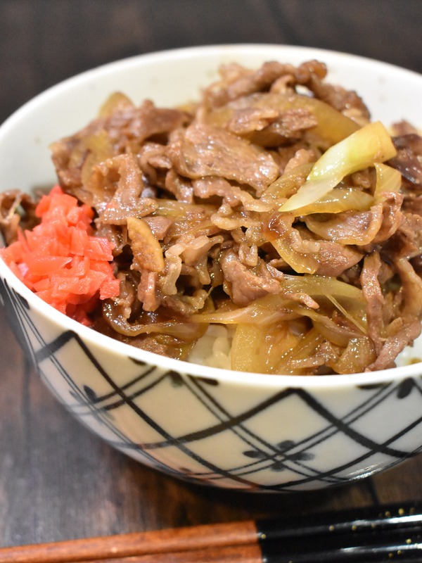 にんにく牛丼 (1)
