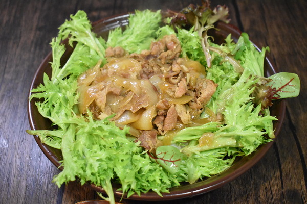サラダ豚丼 (6)