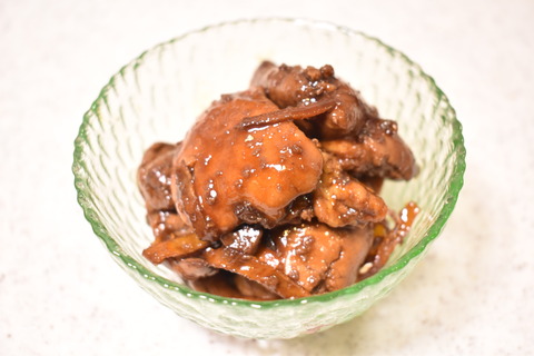 鯛肝の甘辛煮 (10)