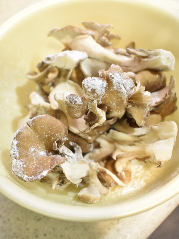 舞茸のガリガリ天 (3)