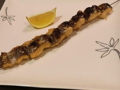 サーモン串焼き (7)