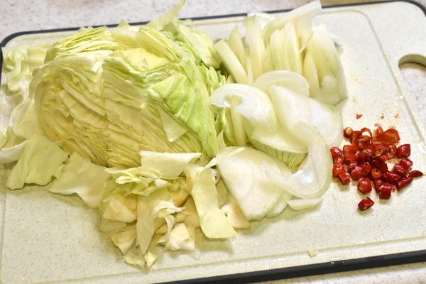激辛野菜炒め (3)