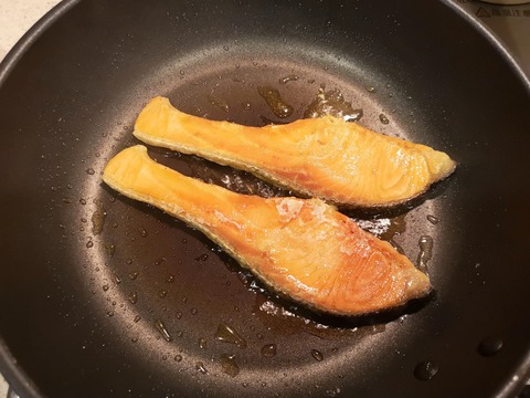 鮭の照焼き (4)